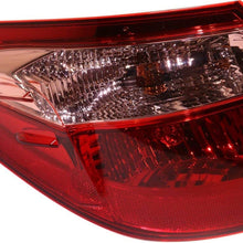 Tail Light Compatible with Toyota Corolla 2017-2018 Right Side and Left Side Outer Assembly CE/L/LE/LE Eco Models CAPA