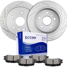 Brake Rotors Pads Kits,ECCPP 2pcs Rear Discs Brakes Rotors and 4pcs Ceramic Disc Brake Pads Set for 2002 2003 for LEXUS ES300,2004-2006 for LEXUS ES330,2002-2006 for TOYOTA Camry
