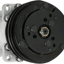 SUPERFASTRACING Air Conditioning A/C Compressor Clutch for 1985 1987-1990 Jeep Wrangler SD508 Sanden Style V-Belt 2 Grooves Pulley 3/4Inch 7/8Inch Ports CO 9537C