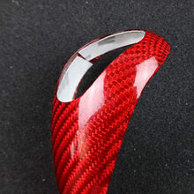 AIRSPEED Carbon Fiber Gear Shift Knob Cover Trim for BMW M3 M5 M6 Accessories(Red)