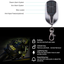 BlueFire Upgraded Motorcycle Security Kit Alarm System Engine Start Arming Disarming Anti-Hijacking Cutting Off Remote