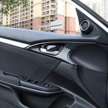 Xotic Tech ABS Carbon Fiber Pattern Car Interior Auto Gear Shift Knob Frame Cap Cover Trim Protective for Honda Civic 2016 2017 2018 2019 2020