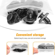 GOOACC GRC-09 40 Pcs Clips Nylon Bumper Fastener Rivet OEM Replacement 01553-09321 Fender Liner and Radiator 8mm