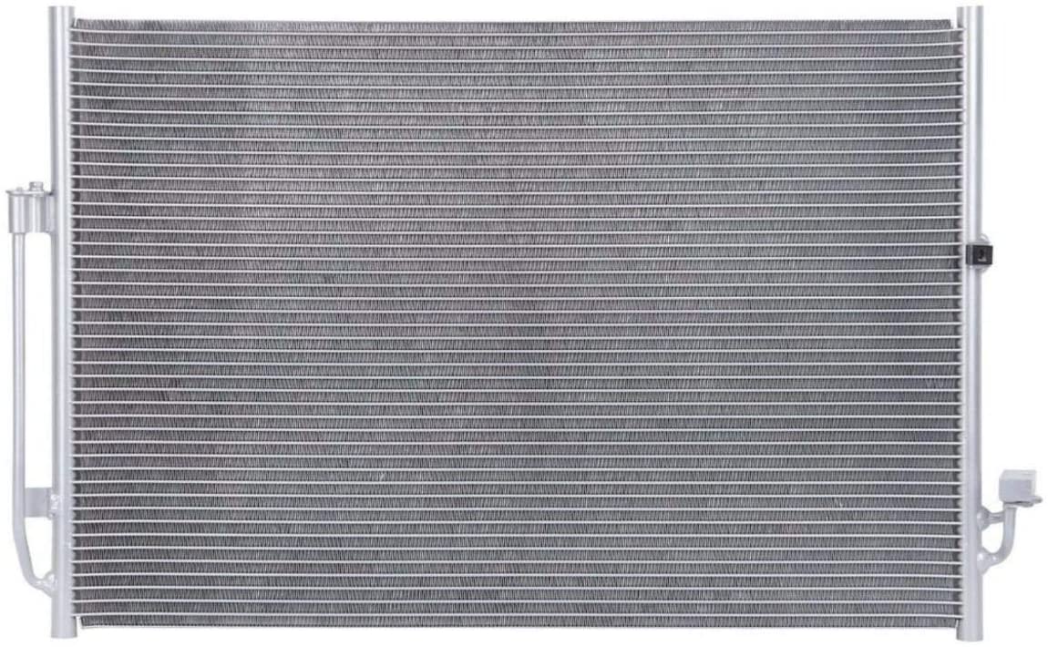 MGPRO All Aluminum Air Condition Condenser 1 Row For 2009-2014 Murano 2011-2017 Quest Without Oil Cooler