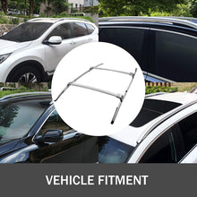 Bestauto 4PCS Roof Rack Aluminium Roof Rail Plus Roof Rack Cross Bars Silver Luggage Carrier Compatible With Honda Vezel HRV, 2016-2020, Silver