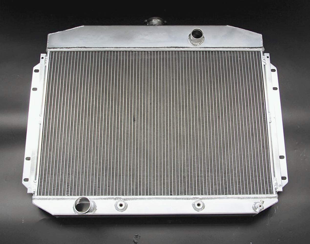 Blitech Aluminum Radiator Compatible with 1961 1962 1963 1964 F-100 F-250 F-350 Trucks Pickups V8 Engines