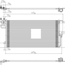OE Replacement LINCOLN MKC A/C Condenser (Partslink Number FO3030255)
