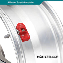 MORESENSOR Signature Series 315MHz Preprogrammed TPMS Tire Pressure Sensor | Clamp-in | Compatible with Select 120+ Japanese Brand Models 40700-1LA0E | NX-S012
