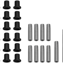 SuperATV Heavy Duty UHMW A-Arm/Control Arm Bushing Kit for OE Arms for Polaris Ranger XP 900 / XP 900 Crew (2013+) - Front and Rear - Stronger Than Stock With Lower Wear