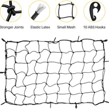 ARKSEN Water Proof Cargo Bag, Cargo Net, Heavy Duty 304 Stainless Steel Hitch Tightener Anti-Rattle Stabilizer, 16FT Ratchet Lashing Straps Combo Set
