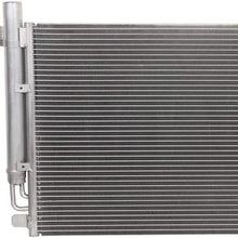 ECCPP Auto Parts Air Conditioning A/C AC Condenser Aluminum A/C AC Condenser Replacement Radiator for 3789 2010-2016 GMC Terrain 2010-2015 Chevrolet Equinox
