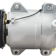 Riseking A/C Compressor & Clutch Compatible with 06 XL-7 Base 06 XL-7 Premium 04-05 XL-7 LX 04-05 XL-7 EX 03 XL-7 Limited 03 XL-7 Touring R83-18-17005