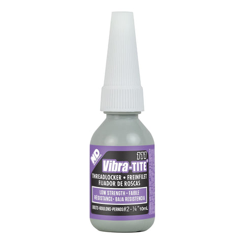 Vibra-TITE 111 Low Strength Removable Anaerobic Threadlocker, 10ml Bottle, Purple