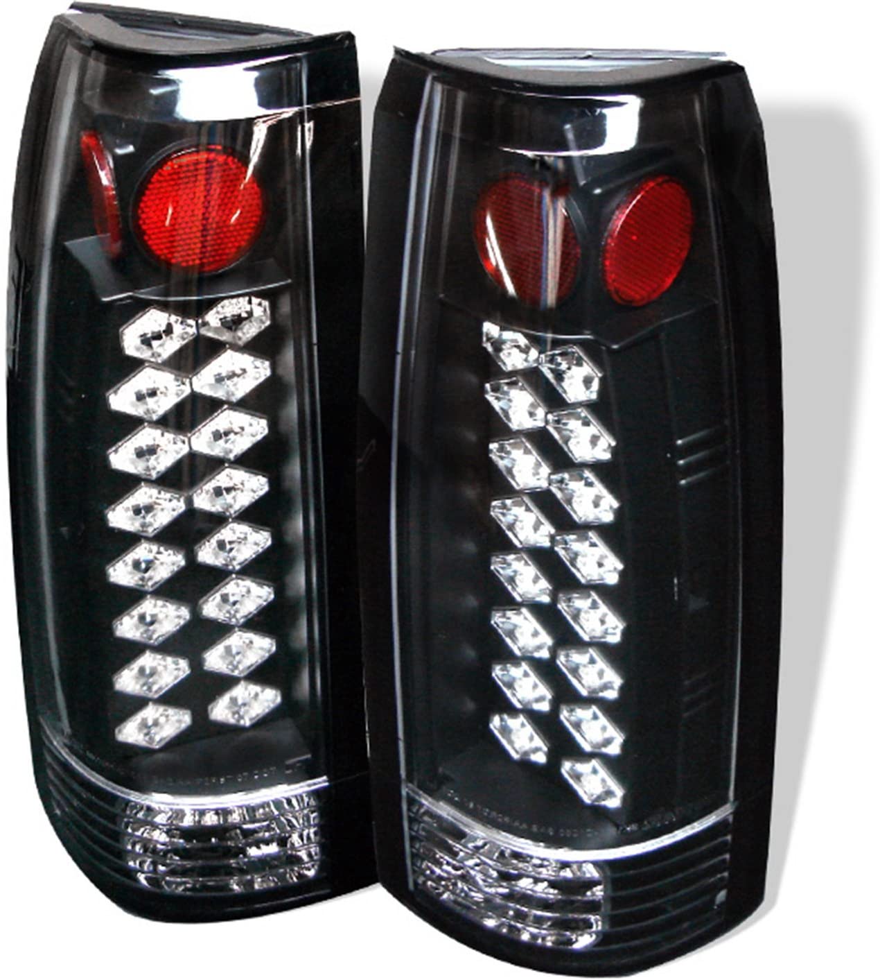 Spyder Auto ALT-YD-CCK88-LED-RC Chevy C/K Series 1500/2500/3500/Chevy Tahoe/GMC Yukon/Chevy Blazer Red Clear LED Tail Light