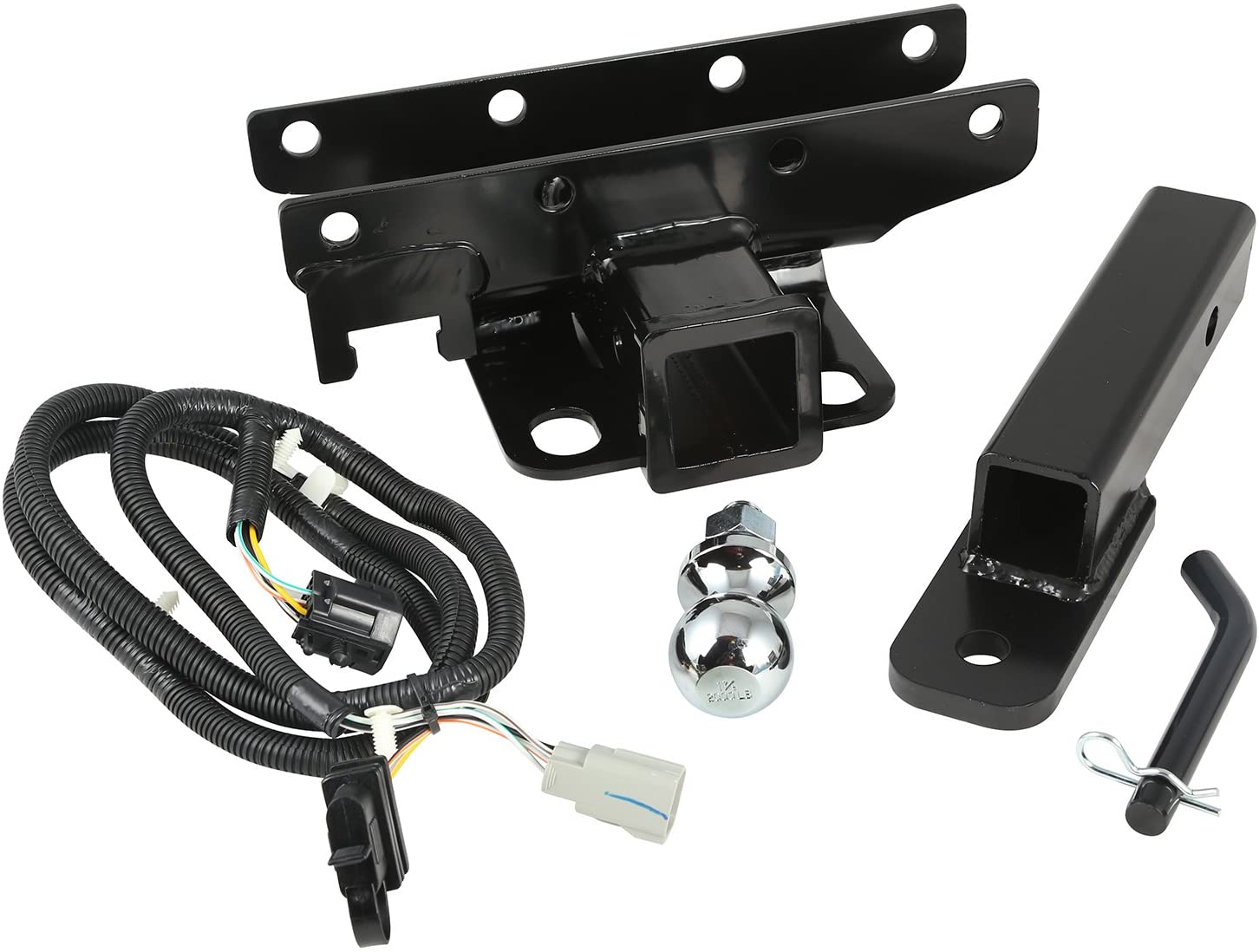 Rugged Ridge 11580.54, 5-Piece Hitch Kit with 2