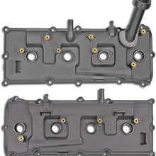 Valve Cover Set with Bolts & Oil Cap & Gaskets & Spark Plug Tube Seals & PCV Valve Compatible with 2004-2016 Nissan Armada NV2500 NV3500 Pathfinder Titan Infiniti QX56 Part# 13264-ZE01A 13264-ZE00A