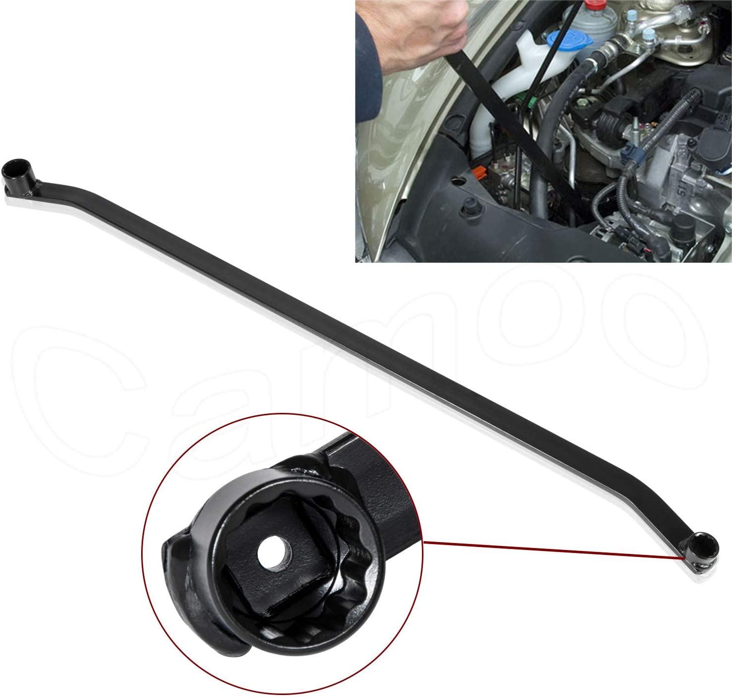Camoo AHHON1419 for Honda Serpentine Belt Wrench Serpentine Belt Tensioner Tool for Honda Acura 2004-2007 CR-V Civics, Etc.