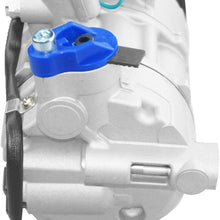 MGPRO 1pc A/C Compressor & Clutch Compatible with 2017-2018 A6 Quattro Sedan 2016-2018 A7 Quattro Hatchback 2017 Q7 Sport Utility