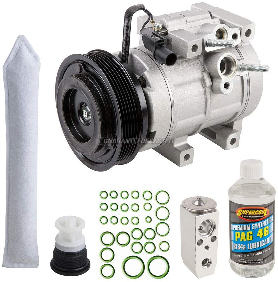 For Kia Sorento 2007 2008 2009 AC Compressor w/A/C Repair Kit - BuyAutoParts 60-89619RK New
