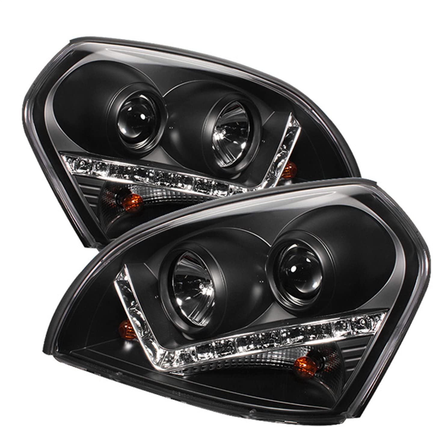 Spyder Auto 5029447 Projector Style Headlights Black/Clear