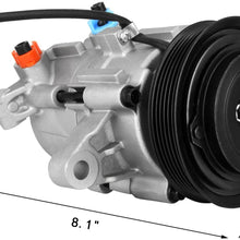 Mophorn CO 10900C (55111400AA) Universal Air Conditioner Ac Compressor with clutch compatible with 07-08 Dodge Nitro Jeep Liberty 3.7L A/C Compressor 55111400AB