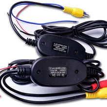 Wireless Video Cable w/Backup Trigger Wire Tx & Rx for RCA Rear View Camera to GPS Navi, Headunit, Monitor LCD Screen 12V