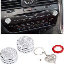 PIFOOG Bling Crystal Speed Button Sticker for Lexus RX NX RX300 RX350 NX200 NX300 ECO Push Normal Sport Car Interior Accessories Trim Silver (Speed Button Small)