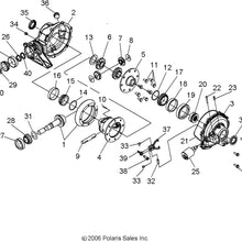Polaris Pinion Nut, Genuine OEM Part 7547243, Qty 1