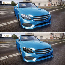 A&K Led Headlight Assembly for Mercedes Benz C-Class C300 W205 2015 2016 2017 2018 Driver and Passenger Side (Only Suitable for Benz with OEM Halogen Light)