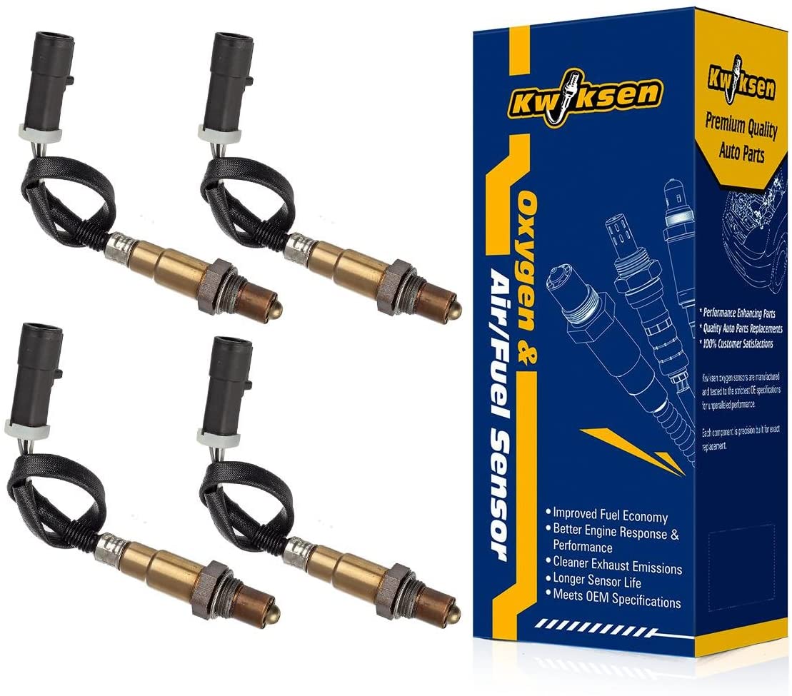 Kwiksen 4pcs Oxygen O2 Sensor 234-4401 Upstream & Downstream Sensor 1 and Sensor 2 Replacement for Ford F-150 2004 2005 2006