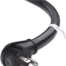 Cable Matters Angled 15A to 30A RV Adapter - 1.5 Feet (NEMA 5-15P to TT-30R)