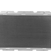 ALLOYWORKS 4 Row All Aluminum Radiator+Fan Shroud+Relay for 1985-1997 Ford F150 F250 F350 Bronco Pickup US
