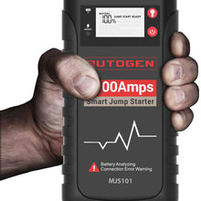 AUTOGEN 1500A 18000mAh Smart Portable Car Jump Starter (8.0L Gas & 6.0L Diesel Engines), 12V Auto Battery Booster Charger, Power Pack Jumper Box Pack for Trucks SUV, LCD Display