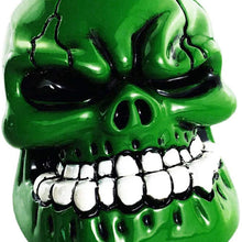 Abfer Shift Knobs Skull Gear Stick Shifter Knob with Big Tooth Shifting Lever Fit Most Automatic Manual Transmission Cars Truck Vehicle (Red)