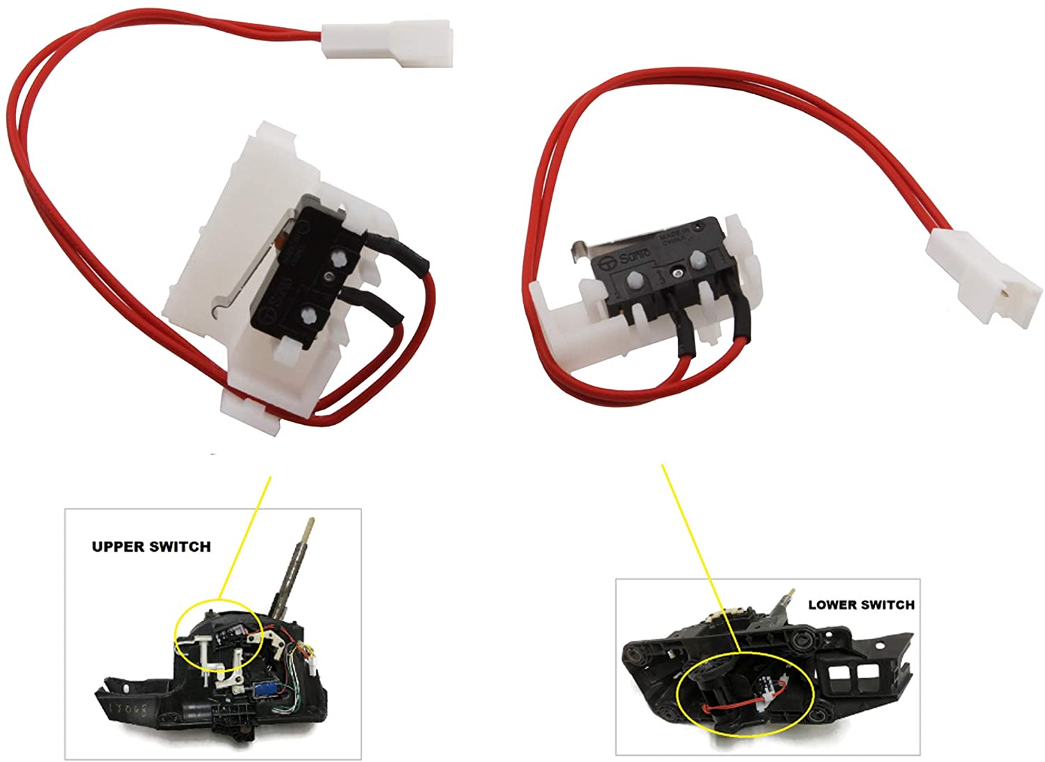 ADVANCE IGNITION Replacement Compatible with Nissan Altima Pathfinder 2013-2017 Gear Shifter Repair Kit Shift Switch Set 2013 2014 2015 2016 2017