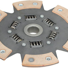 Clutch Kit Works with Chevrolet S10 GMC SONOMA ISUZU HOMBRE BASE LS XTREME SL SLS SLE XS 1996-2001 2.2L L4 GAS OHV Naturally Aspirated (6-Puck Clutch Disc Stage 2)