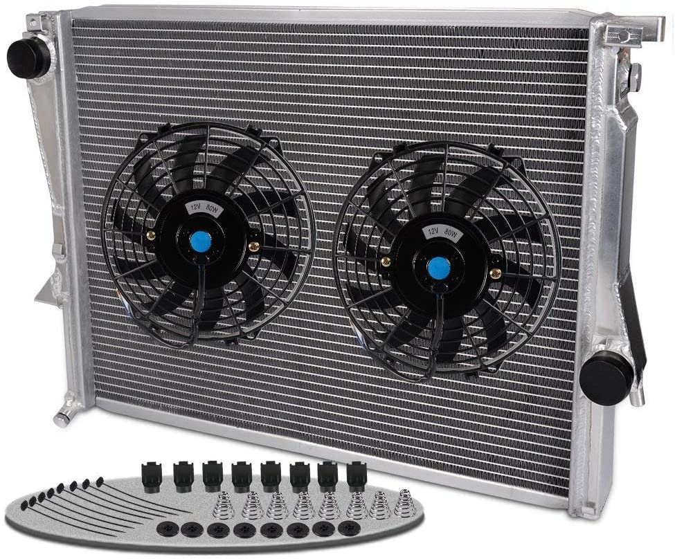 Aluminum Radiator Replacement For BMW 98-02 Z3 M COUPE/ROADSTER E36 3.2L L6 +2 9