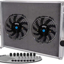 Aluminum Radiator Replacement For BMW 98-02 Z3 M COUPE/ROADSTER E36 3.2L L6 +2 9" Fan