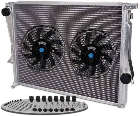 Aluminum Radiator Replacement For BMW 98-02 Z3 M COUPE/ROADSTER E36 3.2L L6 +2 9