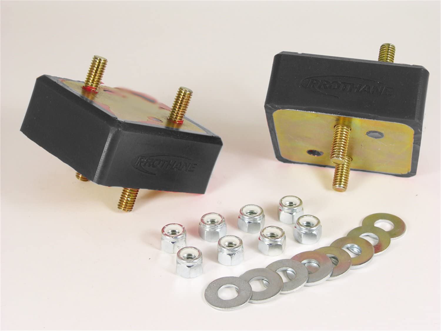 Prothane 1-503-BL Black V8 Engine Motor Mount Kit