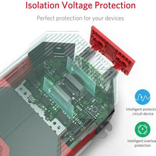 BESTEK 400W/500W DC 12V 110V Inverter with 4 USB Charging Ports, Power Converter with 2 AC Outlets Battery Clip Charger, Car Adapter (Upgrade Version)