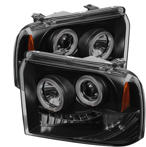 Spyder Auto 5078483 LED Halo Projector Headlights Black/Smoked