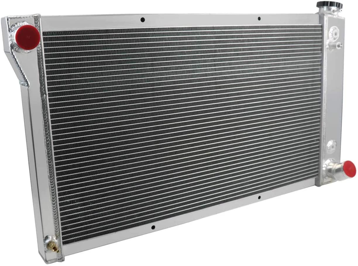 ALLOYWORKS 3 Row Core Aluminum Racing Radiator for 1967-1972 Chevy C/K Pickup Truck 10 20 30