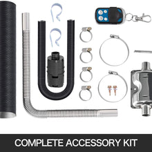 Happybuy 5KW Diesel Air Heater All in One 12V Diesel Parking Heater Muffler 5000W Diesel Heater Remote Control with LCD Switch for RV Motorhome Bus and Trailer