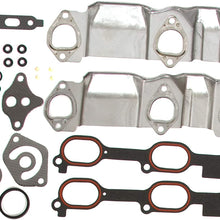 Evergreen HSHBLF8-10401 Head Gasket Set Head Bolts Lifters Compatible With Chevrolet Oldsmobile Pontiac 3.1 3.4 12V