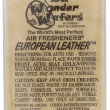 Wonder Wafers 3060 European Leather Scent Car Truck Air Freshener Wafer - 50 Pack