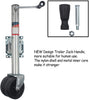 Open Road Brands 1000lb Boat Trailer Jack, Trailer Tongue Jack with 6-Inch Wheels,12 Inches Vertical Travel Trailer Jack,Double Wheels Jack, RV Boat Jack Wheels with Wrench