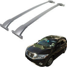 ROSY PIXEL Roof Rack Cross Bar for Nissan Pathfinder Cargo Carrier Crossbars (2013-2016 Nissan Pathfinder, Silver)