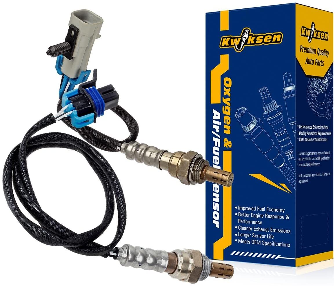 Kwiksen 2 pcs Upstream and Downstream Oxygen Sensor 234-4066 and 234-4342 Universal Heated O2 Sensor 1 and Sensor 2 Replacement for Chevrolet Pontiac Saturn Cobalt HHR Ion 2005-2008