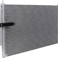 ECCPP Auto Parts Air Conditioning A/C AC Condenser Aluminum A/C AC Condenser Replacement Radiator for 3531 2006 2007 2008 2009 2010 2011 Acura CSX 2006-2011 2015 Honda Civic